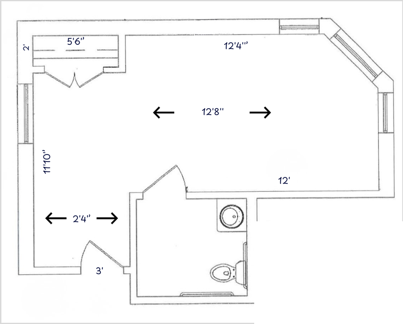 Suite Style D floor plan